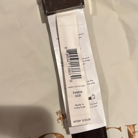 Coach Mens Reversible Belt F64826 - Picture 6 of 8